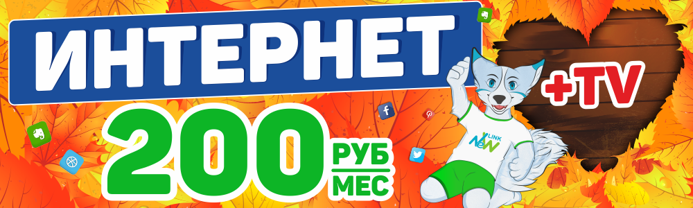 Акция: Интернет 200 руб/мес!